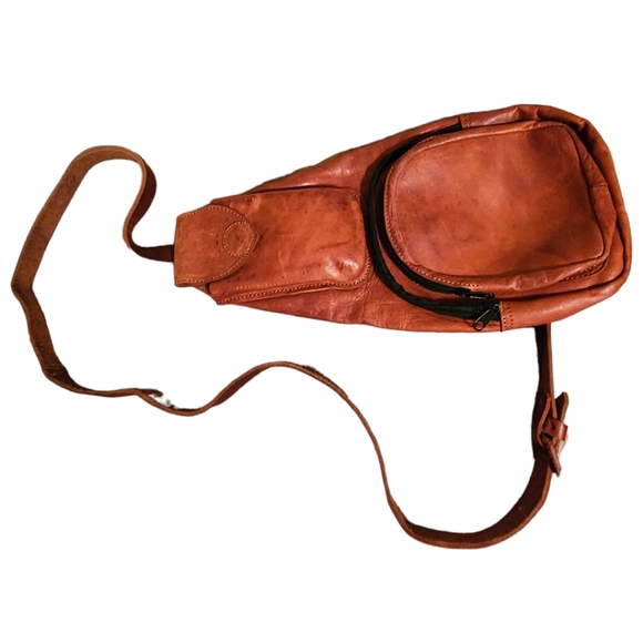 Handbags - Handmade Leather Crossbody Bag